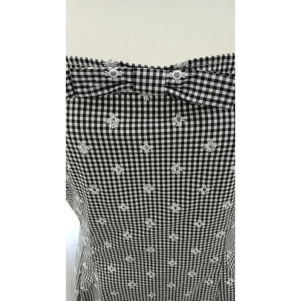 Sara‎ Campbell Black And White Dress Size 14 - Picture 5 of 8